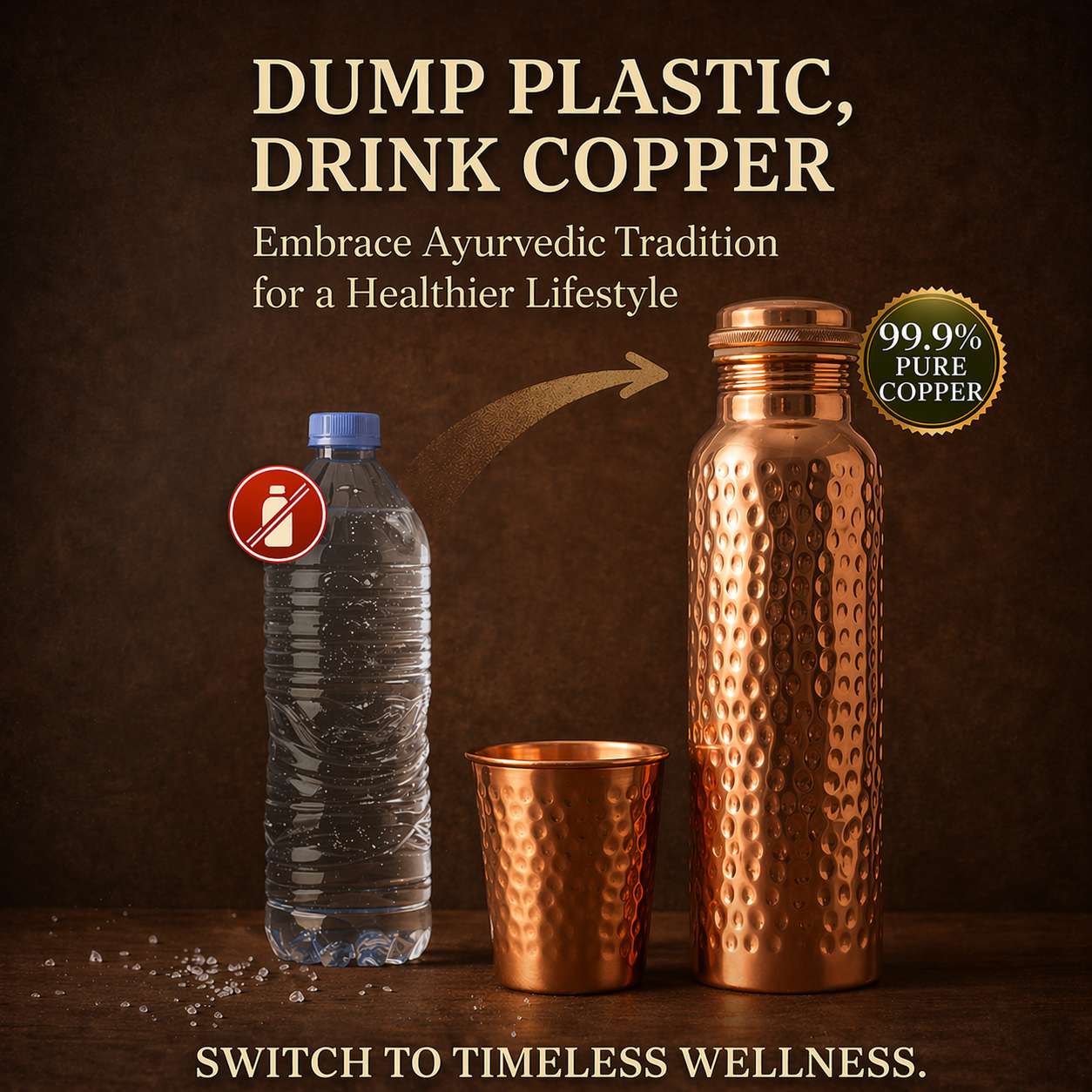 Drink Copperly Copper Bottle Limited Edition